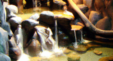 ¿Cómo se puede lograr un efecto de espejo de agua en un diseño de paisajismo acuático?