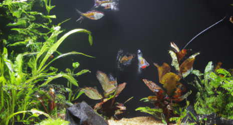 ¿Cómo se realiza el control de la temperatura en un acuario plantado?
