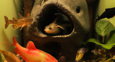 ¿Es recomendable tener escondites en un acuario de peces tropicales?